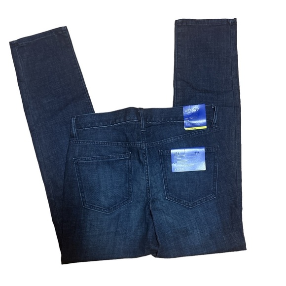 NWT Apt 9 Premier Flex Slim Fit Straight Men’s jeans Navy Rinse. size30/30 - Picture 3 of 8